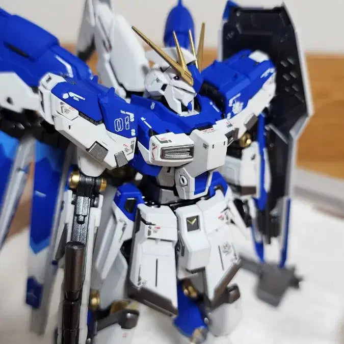 [BUNJANG] Bandai RG Hi-Nu Gundam Fully Painted Model Kit / Rg 하이뉴 건담 풀도색