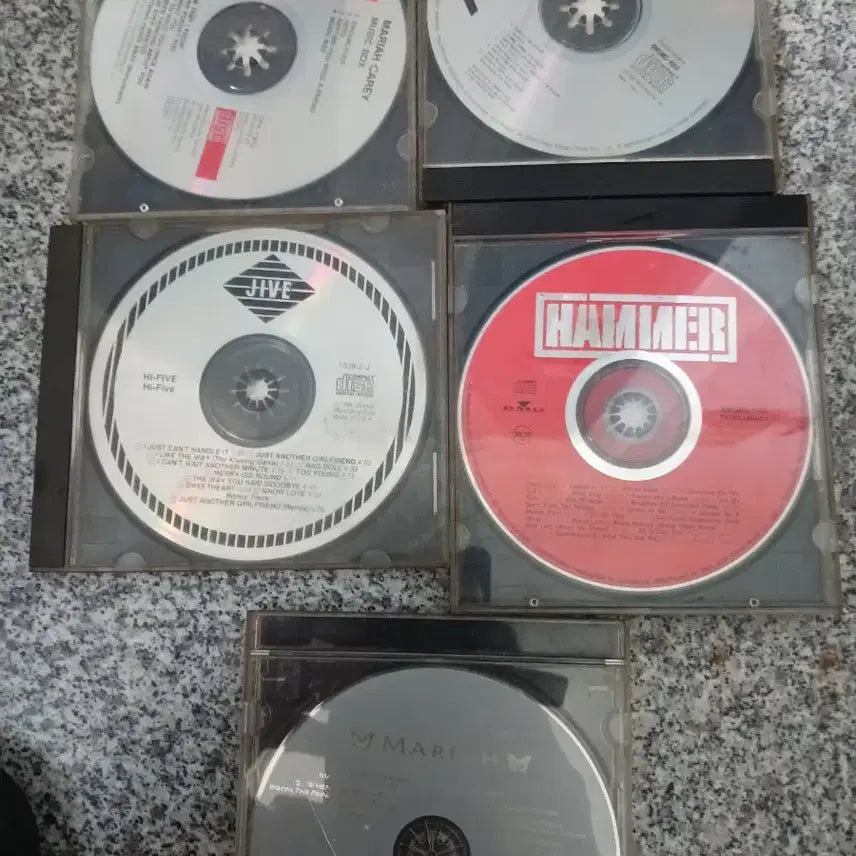 [BUNJANG] Mariah Carey, MC Hammer, Hi-Five 5-Album Bundle Set / 마라이어 캐리, MC 해머, 하이파이브 CD 포함총 앨범 5장