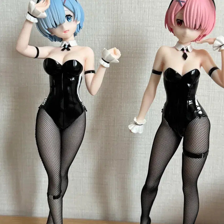 [BUNJANG] Re:Zero Rem Ram Fluex Bunny Girl Figure Bundle Set / 리제로 렘 람 후류 바니걸 피규어 일괄 판매