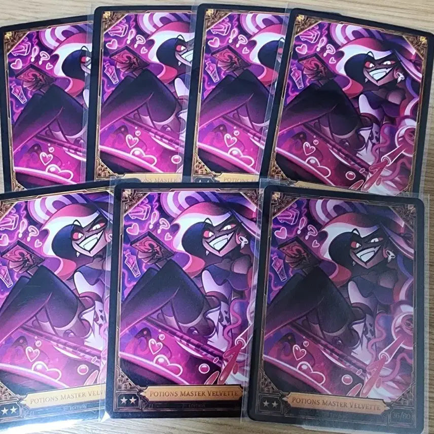 [BUNJANG] Have Been Hotel Velvet Non-Foil Trading Cards Bundle Set / 해즈빈호텔 벨벳 논포일 트레이딩 카드 7개 일괄