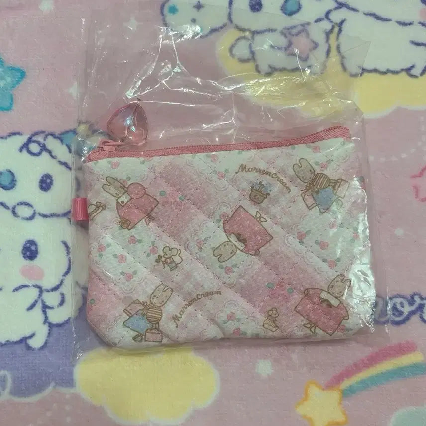 [BUNJANG] Marron Cream Quilted Wallet / 마론크림 퀼트 지갑