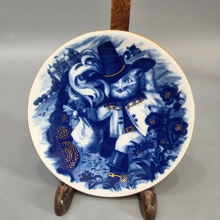 [BUNJANG] Meissen Puss in Boots Mini Plate / 마이센 장화신은고양이 미니접시