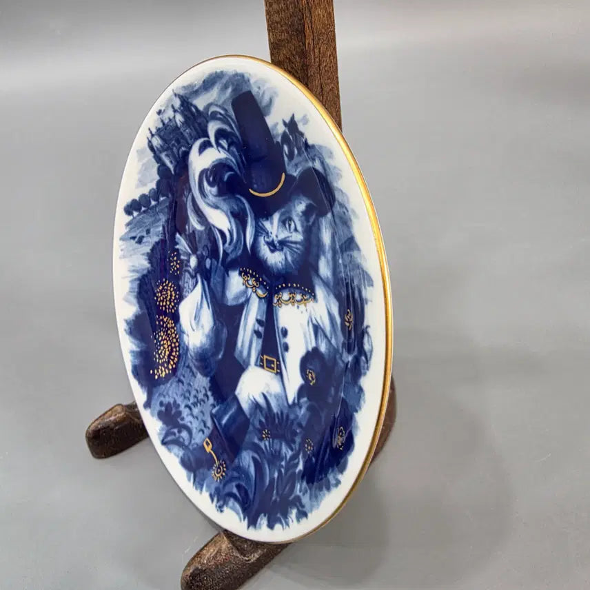 [BUNJANG] Meissen Puss in Boots Mini Plate / 마이센 장화신은고양이 미니접시