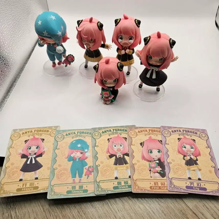 [BUNJANG] Pop Mart Spy x Family Anya Figure Bundle Set / 팝마트 스파이 패밀리 피규어 5종 일괄 판매