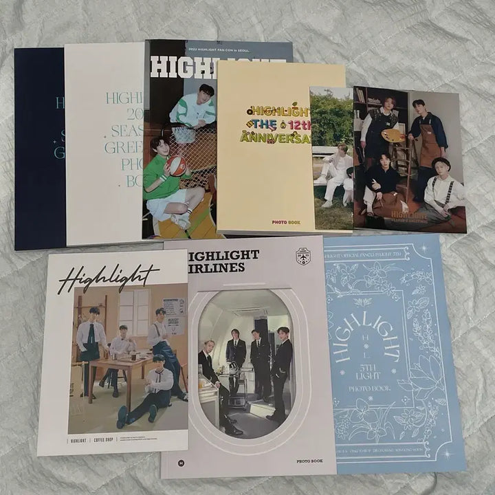 [BUNJANG] Highlight (BEAST) Photobook 7 Types Bundle Set / 무배) 하이라이트 비스트 포토북 7종 일괄