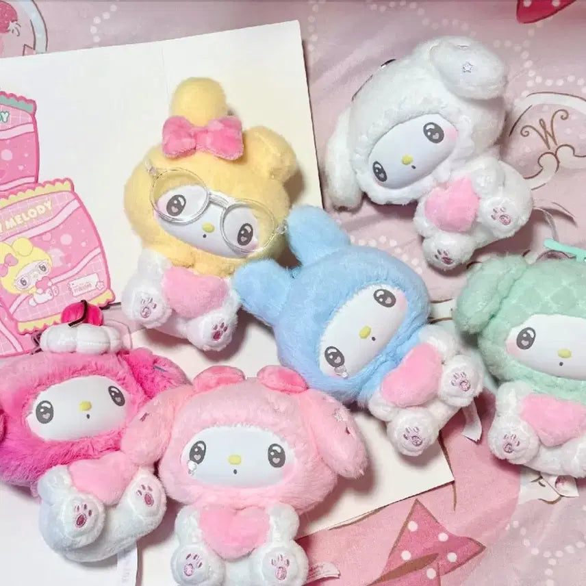 [BUNJANG] Toptoy My Melody 50th Anniversary Milk Candy Plush (Blue) / 탑토이 마이멜로디 50주년 밀크캔디 파랑