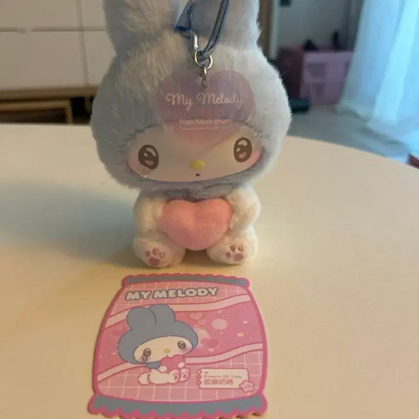 [BUNJANG] Toptoy My Melody 50th Anniversary Milk Candy Plush (Blue) / 탑토이 마이멜로디 50주년 밀크캔디 파랑