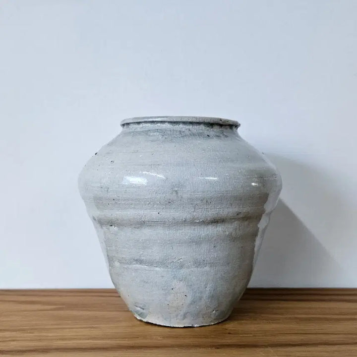 [BUNJANG] Joseon Dynasty Early Period Celadon Porcelain Jar Vase / [진품보증] 조선초기 백자입호 화병