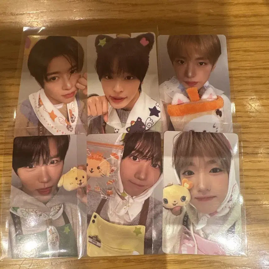 [BUNJANG] Wish Bakery Pop-up 70,000 KRW Special Edition Bundle Set Photocards (Sion, Riku, Yuushi, Jaehee, Ryo, Sakuya) / [일괄] 위시 베이커리 팝업 7만원 특전 포카 시온 리쿠 유우시 재희 료 사쿠야