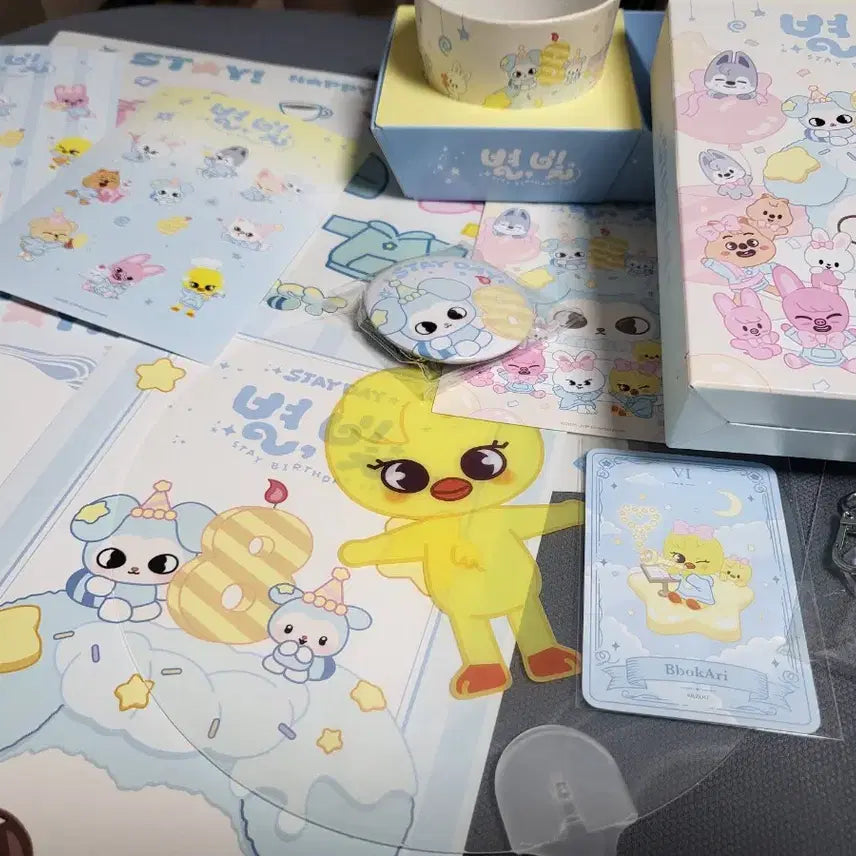 [SOLD OUT] [BUNJANG] Stray Kids Birthday Cafe Special Benefit Goods Wolfchan Felix / 스키즈 스트레이키즈 생카 생일카페 스테이 생일파티 입장 특전 굿즈 뽁아리 울프찬 필릭스