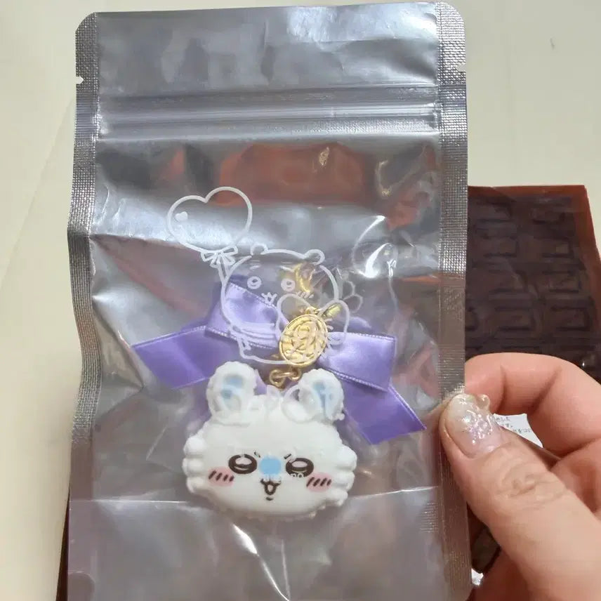 [BUNJANG] Chiikawa Q-pot Macaron Bag Charm Momonga (Squirrel) / 치이카와 Q-pot 마카롱 백 참 모몽가 미개봉