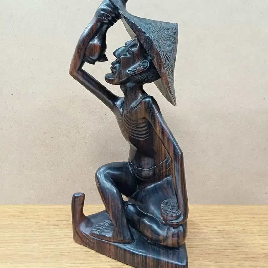 [BUNJANG] Ebony Wood Carving &