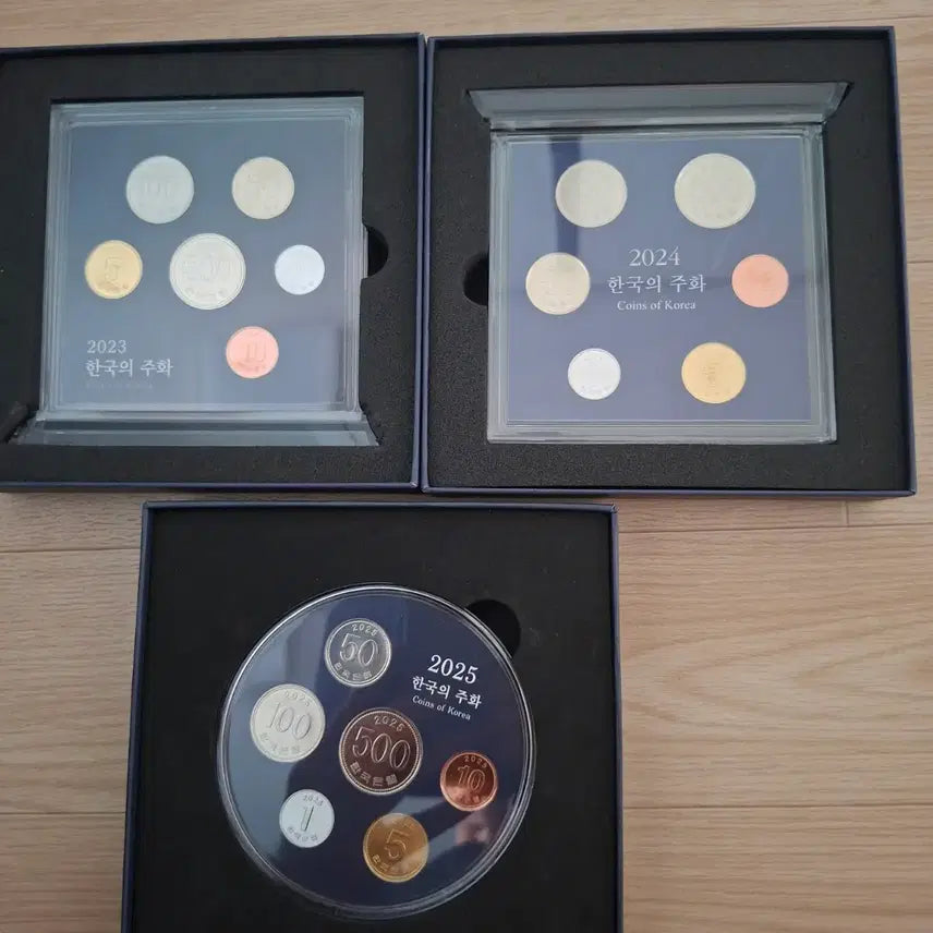 [BUNJANG] Bank of Korea Coin Set (2023-2025) Bundle / 한국은행 2023 2024 2025년 주화 세트(일괄판매)