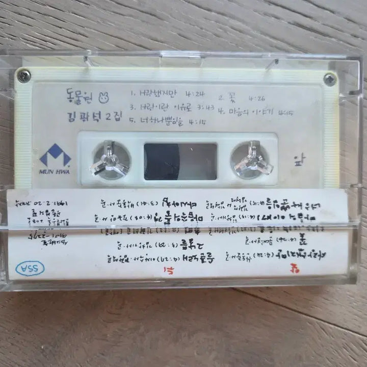 [BUNJANG] Kim Kwang-seok Zoo 2nd Album Cassette Tape / 김광석 동물원 2집 카세트 테이프