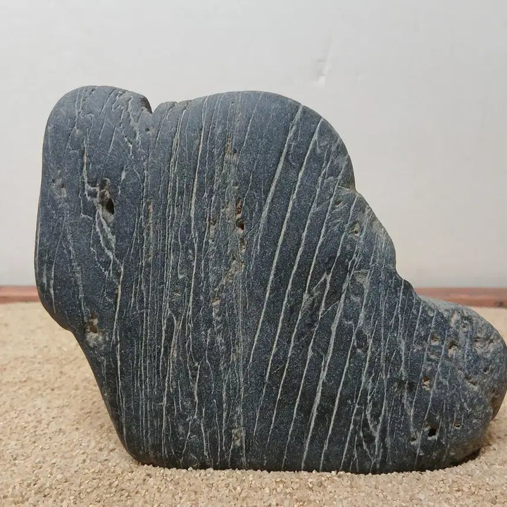 [BUNJANG] Namhangang Julmiseok Stone (15x11x3cm) / 수석 자연수석 남한강 줄미석