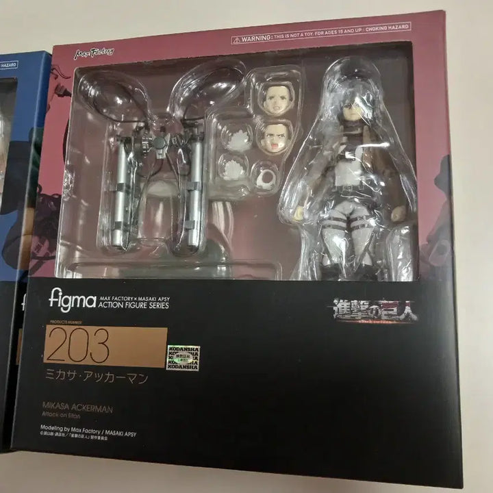 [BUNJANG] Good Smile Company Attack on Titan Eren, Mikasa, Levi Figma 3-Figure Set / 정품)진격의거인 에렌 미카사 리바이 3종 피그마 figma