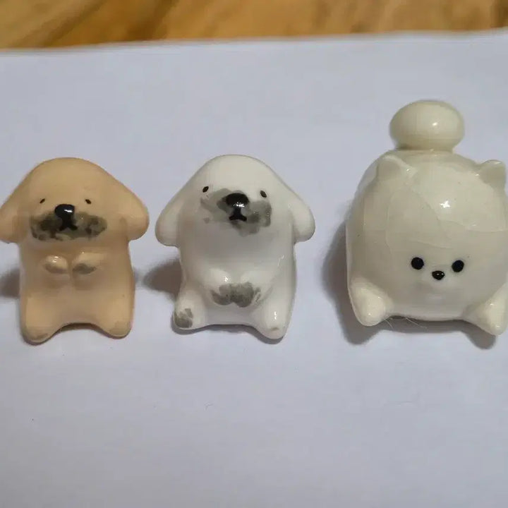 [BUNJANG] Bundle Set Ceramic Dog Figurines / 강아지 도자기 피규어 일괄