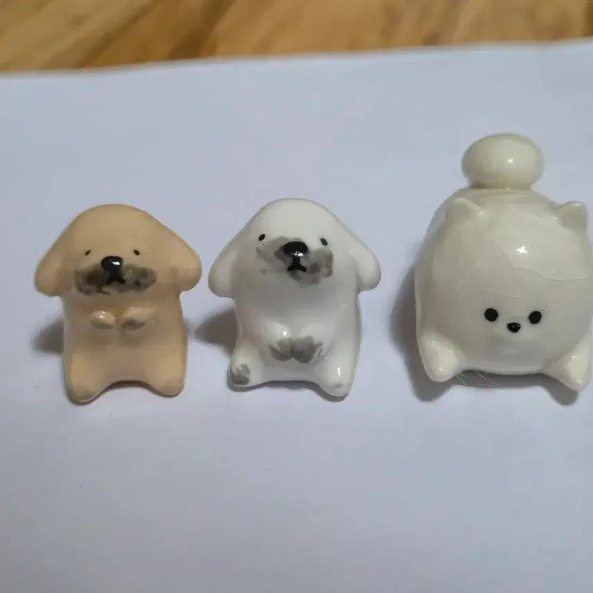 [BUNJANG] Bundle Set Ceramic Dog Figurines / 강아지 도자기 피규어 일괄