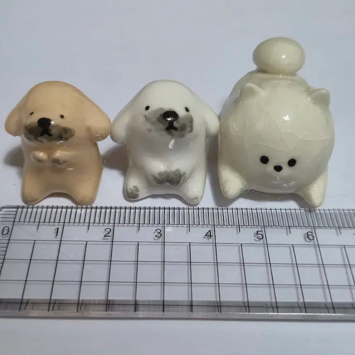[BUNJANG] Bundle Set Ceramic Dog Figurines / 강아지 도자기 피규어 일괄