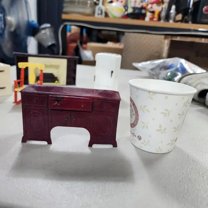 [BUNJANG] Vintage Bakelite Miniature Collection (Set of 5) / USA 옛날 미니어처 베이크라이트(딱딱한 프라스틱 계통). 5가지에40000원