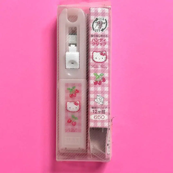 [BUNJANG] Classic Strawberry Kitty Clip Set / 고전 딸기 키티 클립