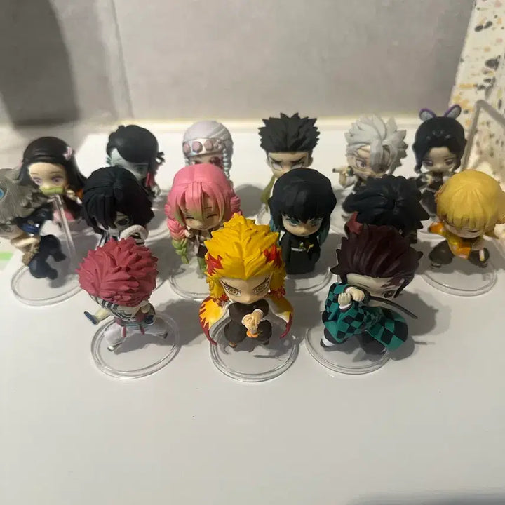 [BUNJANG] Bandai Demon Slayer Premium Gacha Full Set (15 Types) / 초희귀 반다이 정품)귀멸의 칼날 프리미엄 가챠 15종 일괄 판매