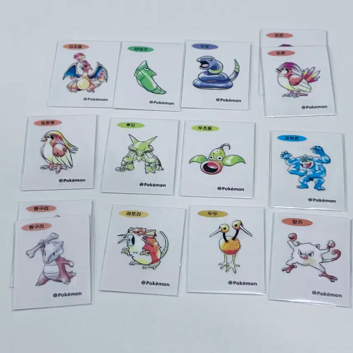 [BUNJANG] Pokemon Artwork 30th Anniversary Stickers, Joke Bear Stickers / 매일 업데이트)포켓몬 아트워크 30주년 띠부씰 , 농담곰 등등