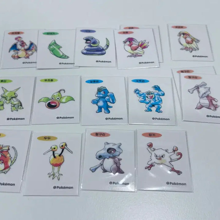 [BUNJANG] Pokemon Artwork 30th Anniversary Stickers, Joke Bear Stickers / 매일 업데이트)포켓몬 아트워크 30주년 띠부씰 , 농담곰 등등
