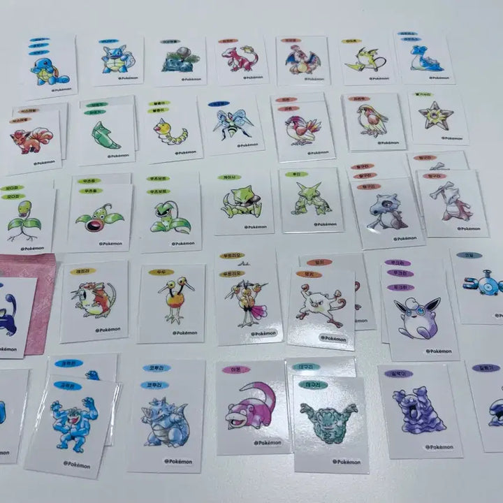 [BUNJANG] Pokemon Artwork 30th Anniversary Stickers, Joke Bear Stickers / 농담곰 띠부씰