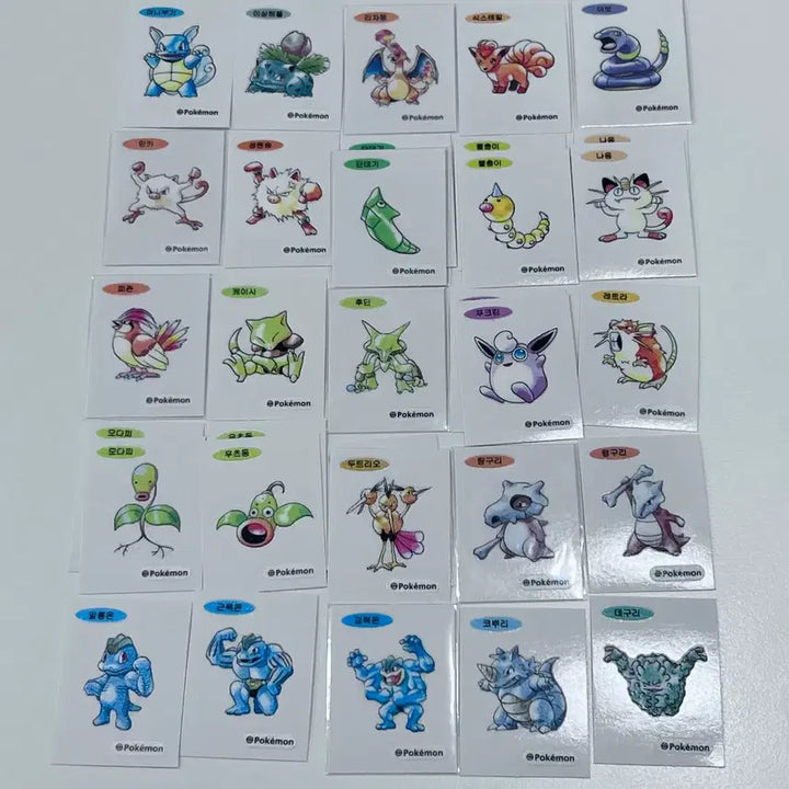 [BUNJANG] Pokemon Artwork 30th Anniversary Stickers, Joke Bear Stickers / 농담곰 띠부씰