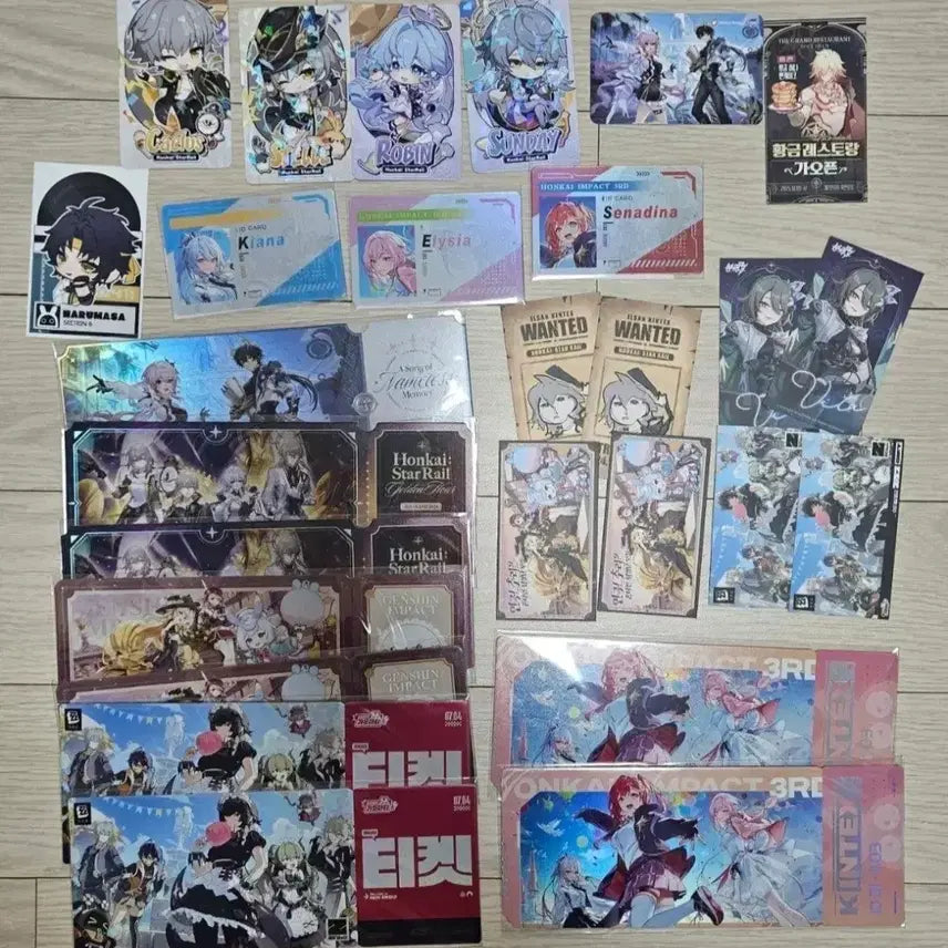 [BUNJANG] HoYoverse Game Merchandise Bundle (Genshin Impact, Honkai Star Rail, Zenless Zone Zero) / 붕괴 스타레일 원신 젠레스존제로 붕괴3rd 붕서드 붕스타 젠존제 호요랜드