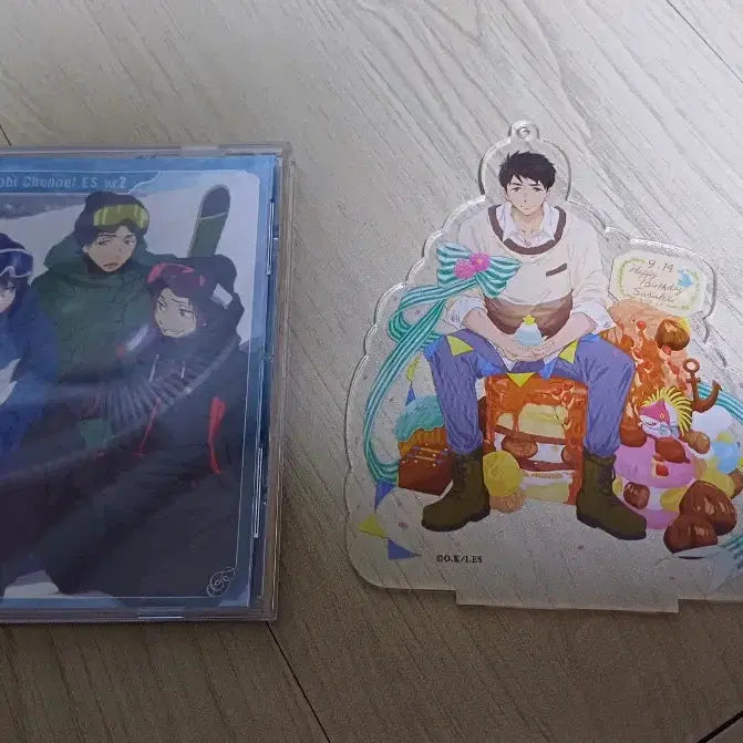 [BUNJANG] Free! Iwatobi Channel ES Vol. 2 CD &amp; Sosuke Yamazaki Birthday Acrylic Stand Bundle Set / Free! 이와토비 채널 ES Vol.2 CD 및 야마자키 소스케 생일 아크릴 스탠드 일괄