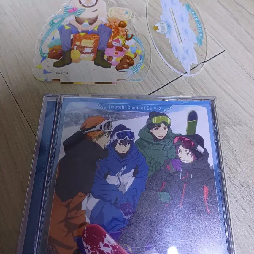[BUNJANG] Free! Iwatobi Channel ES Vol. 2 CD &amp; Sosuke Yamazaki Birthday Acrylic Stand Bundle Set / Free! 이와토비 채널 ES Vol.2 CD 및 야마자키 소스케 생일 아크릴 스탠드 일괄