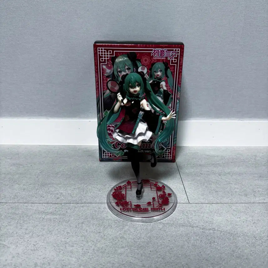 [BUNJANG] Taito Hatsune Miku Cheongsam Costume Black Ver. Figure / 타이토 하츠네 미쿠 치파오 코스튬 블랙