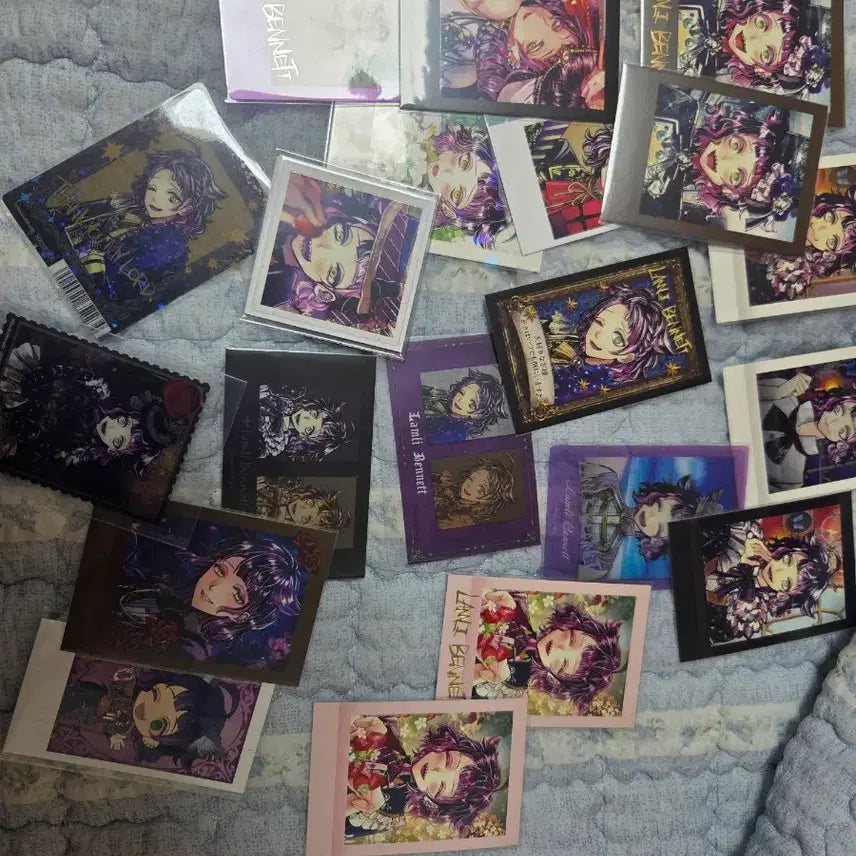 [BUNJANG] Aqours Riko Aqouneko Bundle Set (Cheki, Plush, Acrylic) / 아쿠네코 라므리 굿즈 일괄(체키 왕창, 누이, 아크릴)