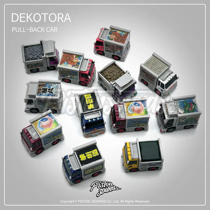 [BUNJANG] Aoshima Decotora Japanese Dump Truck Bosozoku Model Kit Set (6 Types) / AOSHIMA 데코토라 일본 덤프트럭 보소조쿠 BOSOZOKU 등 6종 풀백기능