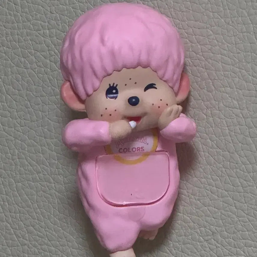 [BUNJANG] Monchhichi Colors Hyper Figure Pink / 몬치치 컬러즈 히퍼 피규어 핑크