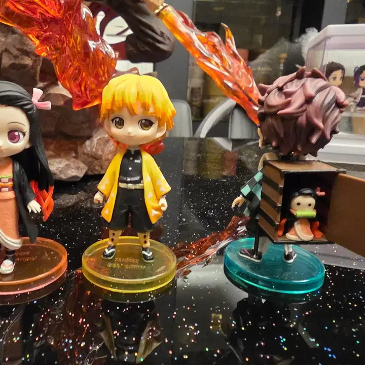[BUNJANG] Demon Slayer 3-Figure Set (Nezuko, Zenitsu, Tanjiro) / 귀멸의 칼날 피규어 3종 세트