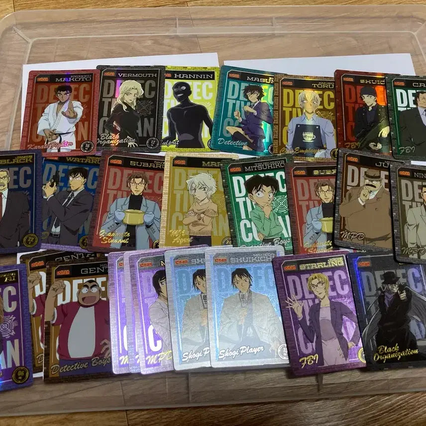 [BUNJANG] Detective Conan Hologram Card Bundle Set (25 pcs) / 코난 홀로그램 카드 25장 일괄