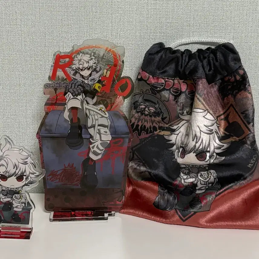 [BUNJANG] Chainsaw Man Pochita Mini Acrylic Stand Set / 가치아쿠타 루도 잉글러시티 아크릴스탠드 미니 아크릴스탠드 파우치 일괄 판매