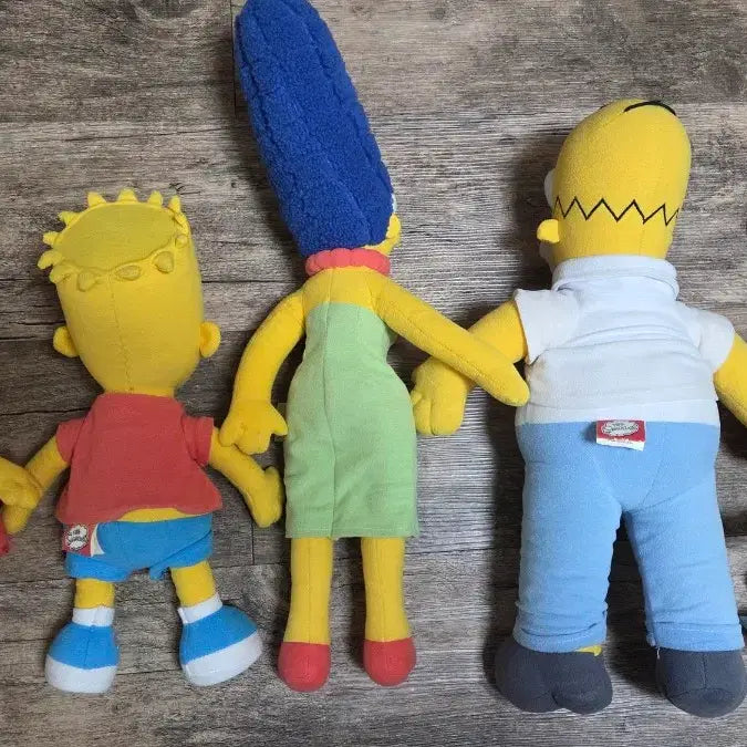 [BUNJANG] The Simpsons Family 5-Piece Plush Toy Set / 심슨 가족 인형 세트