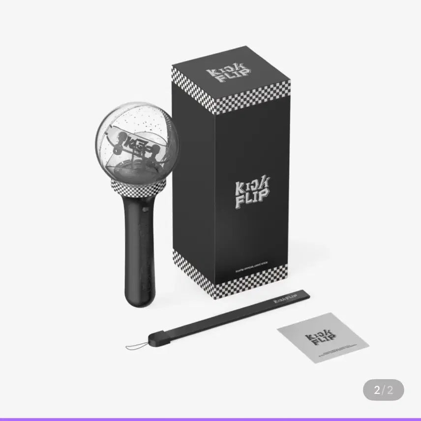 [BUNJANG] Kickflip Lightstick with Unused Photocard / 킥플립 응원봉 판매 미사용 포카 포함