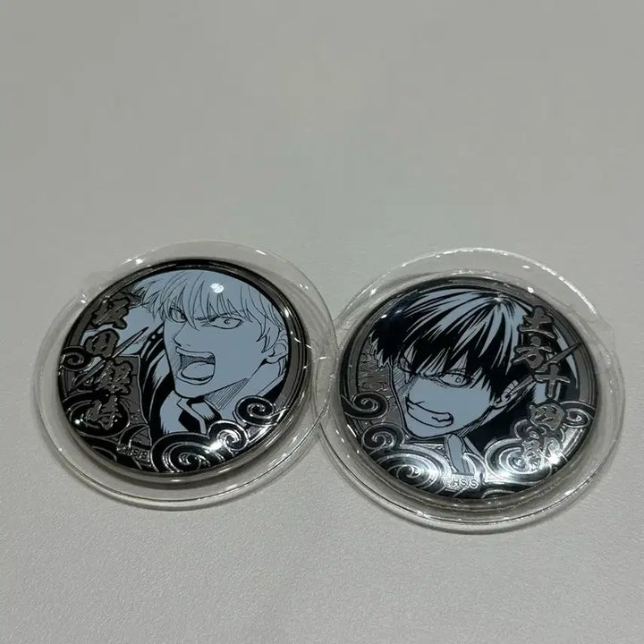 [BUNJANG] Gintama Gintoki &amp; Hijikata Tin Badge Bundle / 은혼전 실버소울 캔뱃지 긴토키, 히지카타 일괄