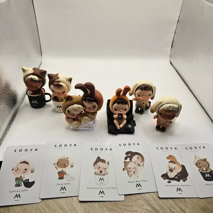 [BUNJANG] Sua Signature Coffee Figure Bundle Set / 수야 시그니처 커피 6개 일괄 판매