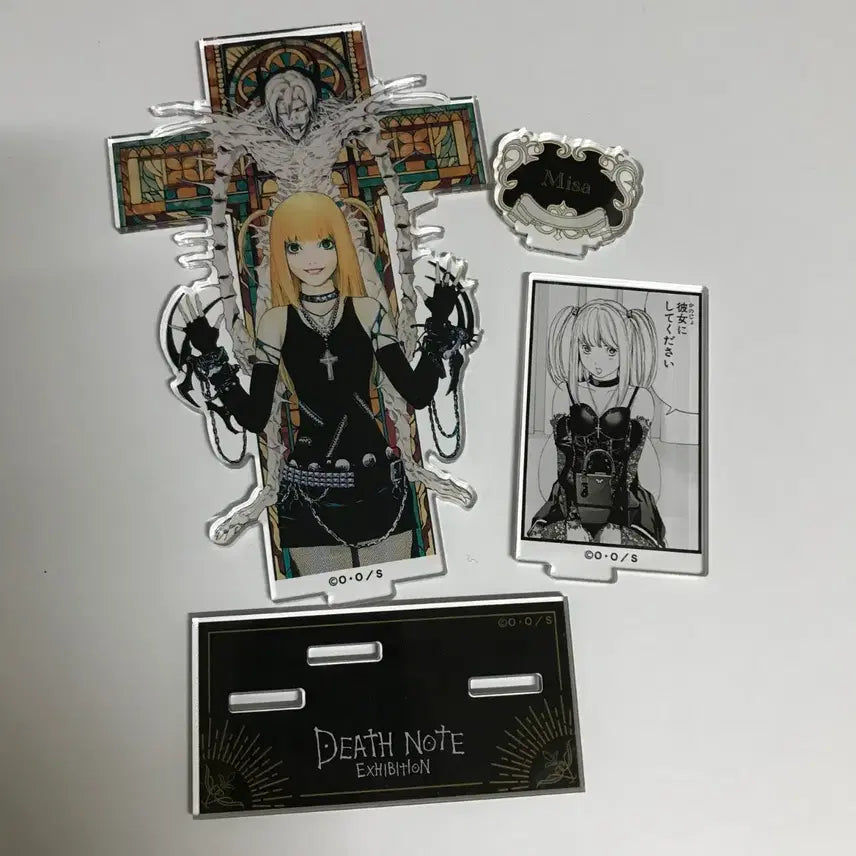 [BUNJANG] Death Note Misa Diorama Acrylic Standee (Rem, Light, L Figures Included) / [데스노트 미사 디오라마 아크릴] 렘 라이토 엘 쿠지 인형 피규어 넨도