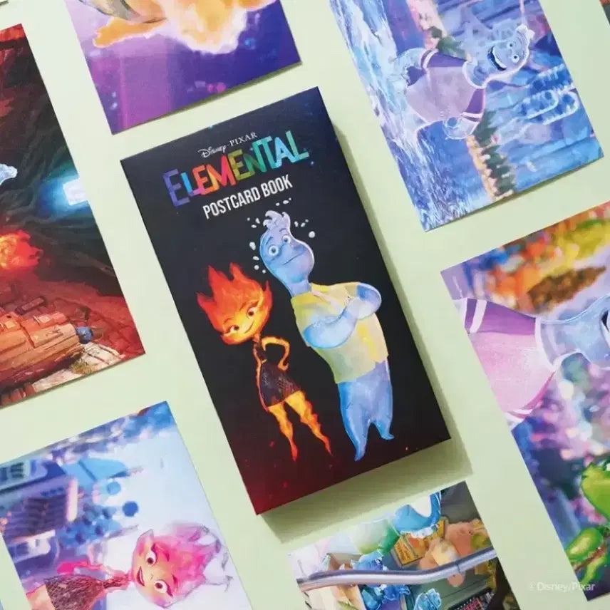 [BUNJANG] Disney Pixar Inside Out Elemental Postcard Book / 인사이드아웃 엘리멘탈 디즈니 픽사 엽서북