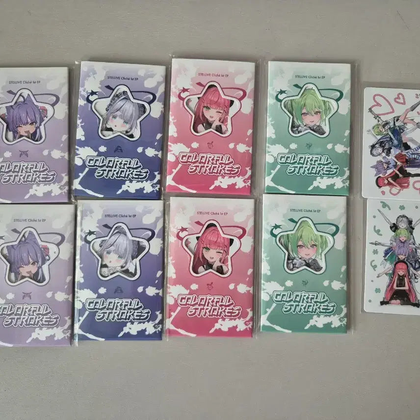 [BUNJANG] Stellive Cliché Colorful Strokes Photocard / 스텔라이브 클리셰 Colorful Strokes 포카