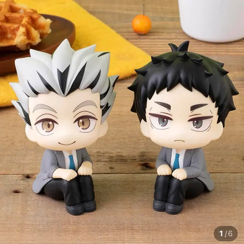 [BUNJANG] Haikyuu Bokuto Akaashi School Uniform Look Up Figure (Sealed) / (미개봉) 하이큐 보쿠토 아카아시 교복 룩업