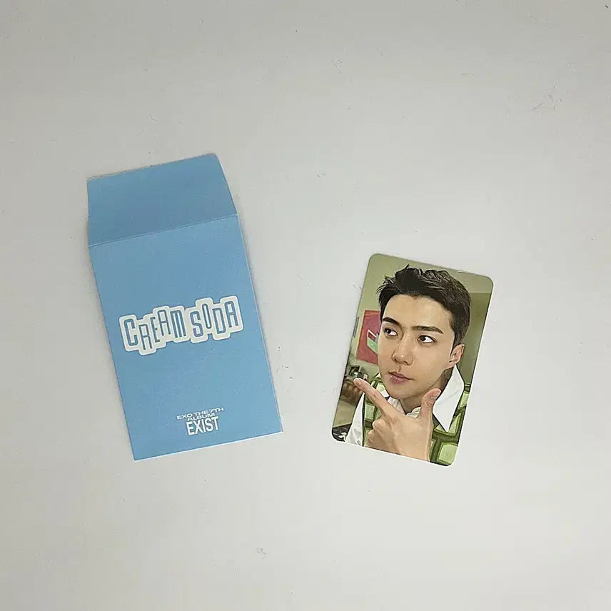 [BUNJANG] EXO Sehun EXIST EXOcial Club Cream Soda Photocard B_1 / 엑소 세훈 이그지스트 엑소셜클럽 크림소다 포토카드 포카 B_1 EXO SEHUN EXIST EXOcial Club CREAM SODA PHOTOCARD B_1