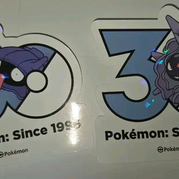 [BUNJANG] Pokemon 30th Anniversary Large Logo Sticker Collection Seller &amp; Parsel Set / 포켓몬스터 30주년 대형 로고 스티커 컬렉션 셀러&amp;파르셀 세트